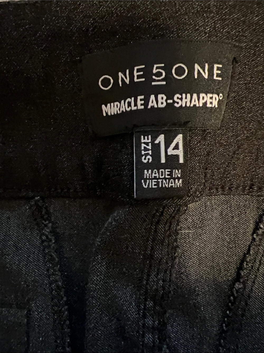 One 5 0ne Black bootcut Dress Pants with Welt Back Pocket - Picture 6 of 12